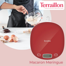 Terraillon Electronic Kitchen Scale Macaron Poppy Red