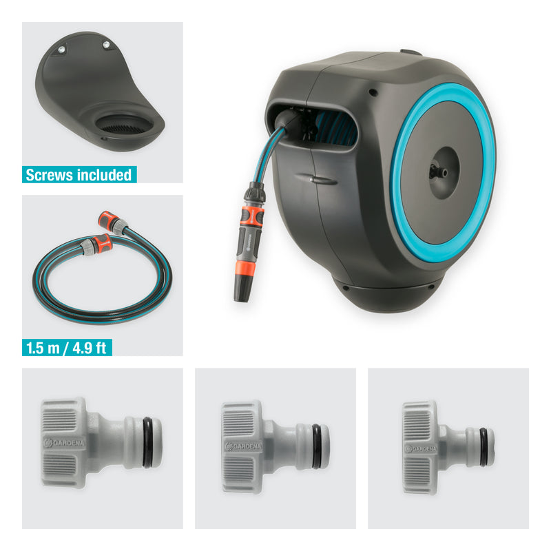 Gardena Wall-Mounted Hose Box RollUp M, 15m