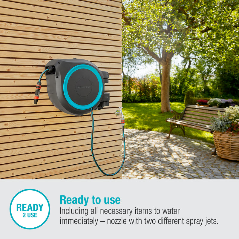 Gardena Wall-Mounted Hose Box RollUp XL, 35m