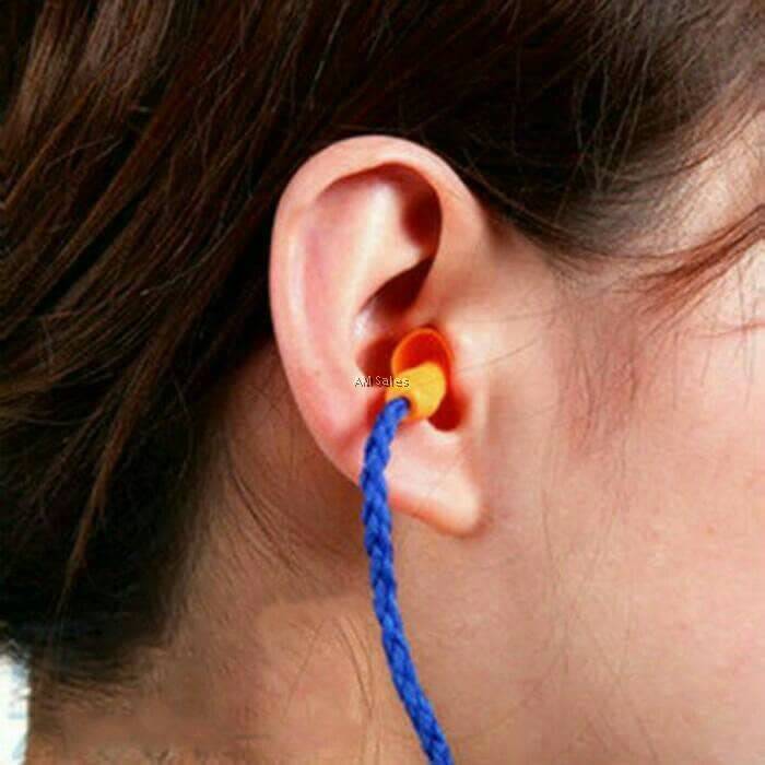 Reusable Earplug Corded with Plastic Case