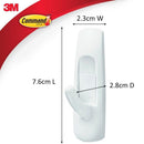 3M Command Broom Gripper With 2 Medium Hooks