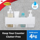 3M Command Bathroom Caddy 17723 Holds Up to 4kg, White