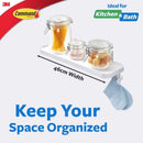 3M Command Bathroom Plate Shelf 17729 Holds Up to 4.5kg Water Resistant, Bathroom Shelf Bathroom Organization
