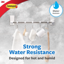 3M Command White Kitchen Organization Multi Purpose Hook Bar 17731 Holds Up to 4.5kg Kitchen Organization