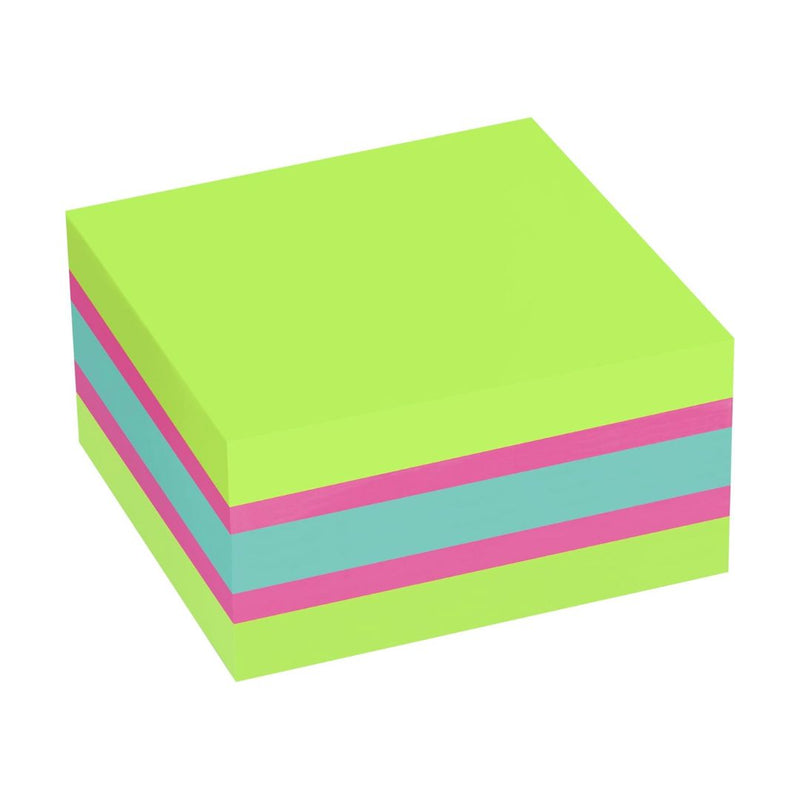 3M Post-it Super Sticky Notes Cube 2027-SSGFA, Bright Colours, 3 in x 3 in (76 mm x 76 mm), 1 Cube/Pack, 360 Sheets/Cube