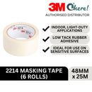 3M Paper Masking Tape 2214, 25M, 24MM/48MM