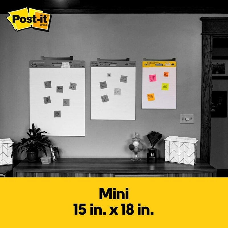 3M Post-it Super Sticky Mini Easel Pad 15" x 18", 20 Sheets/Pad