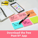 3M Post-it Original Sticky Note 3x3 inch Poptimistic, 10 Pads, 100 Sheets/Pad