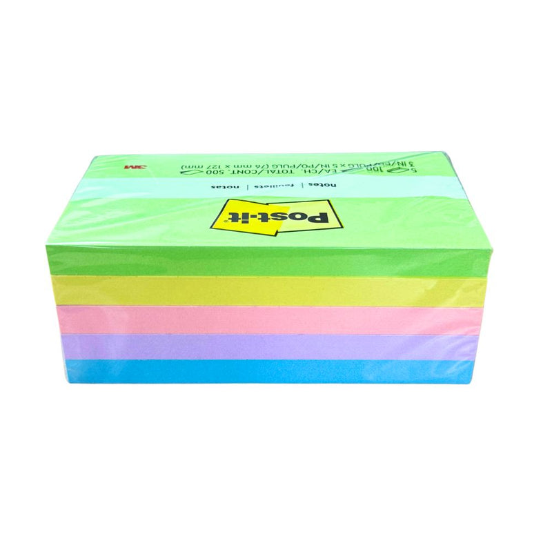 3M Post-it 3" X 5" Jaipur Collection Notes 5 Pads/Pack
