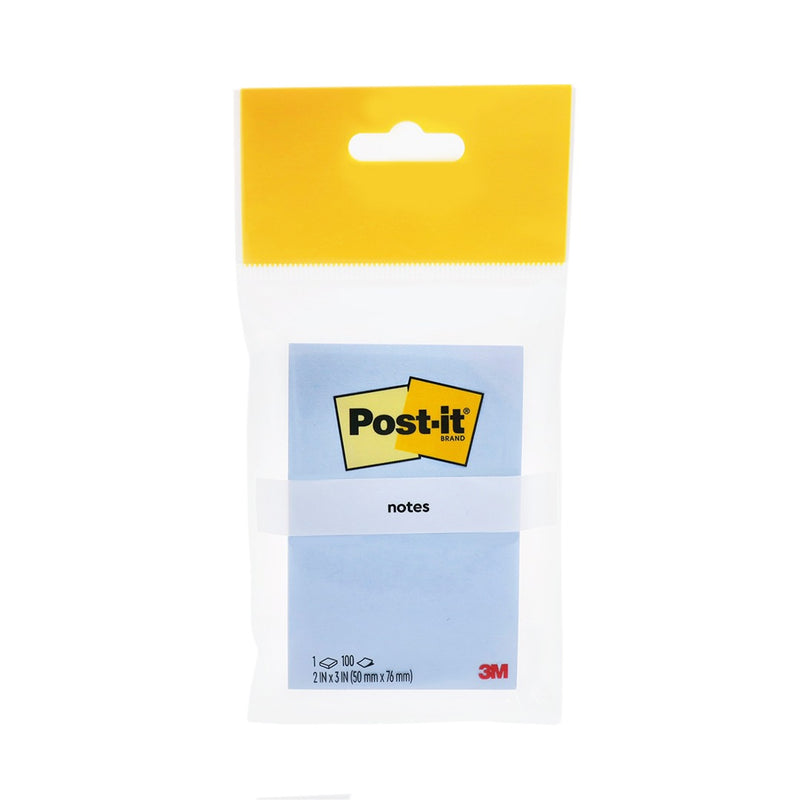 3M Post-it Notes Cloud Blue 656-1CB, 2 In x 3 In, 100 Sheets