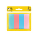 3M Post-It Page Markers 25mm x 76mm, 50 Sheets/Pad, 4 Pads/Pack