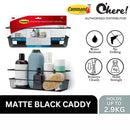 3M Command Matte Black Bathroom Caddy