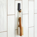 3M Command Bath Hook, Medium, Matte Black, 1 Hook 2 Strips per Pack, Bathroom Organization