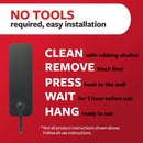 3M Command Bath Hook, Medium, Matte Black, 1 Hook 2 Strips per Pack, Bathroom Organization