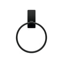 3M Command Bath Matte Black Towel Ring, 1 Towel Ring, 2 Strips