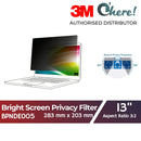 3M Bright Screen Privacy Filter for Dell Multi-line Laptops 13in, 283 mm x 203 mm, 3:2, BPNDE005