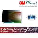 3M Bright Screen Privacy Filter for Apple iPad 10.2in 7th - 9th Gen, iPad Air 3rd Gen, iPad Pro 10.5in, BPTAP001