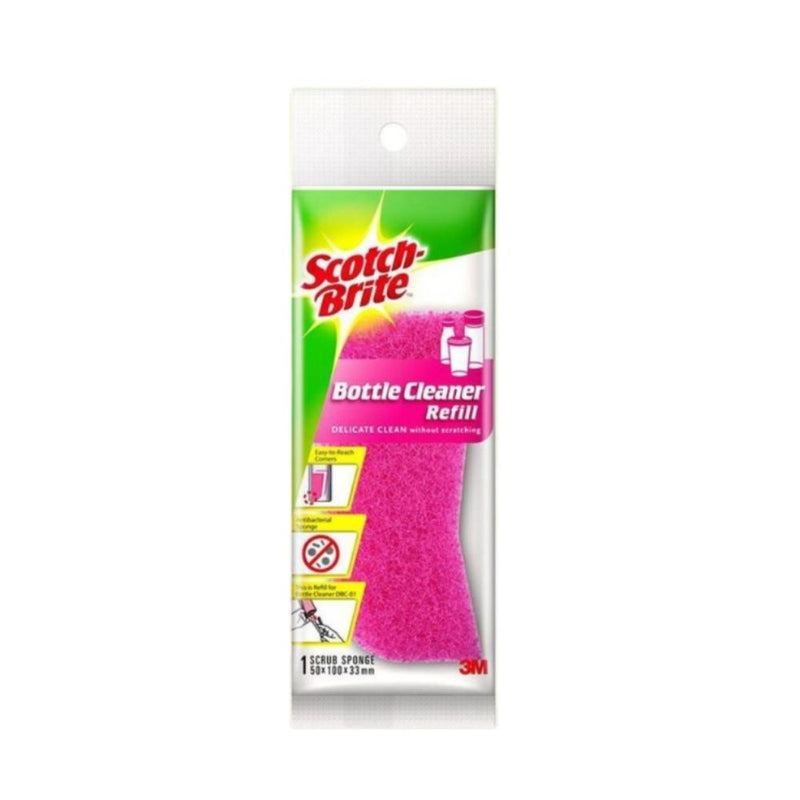 3M Scotch Brite Plastic Bottle Cleaner Brush And Refill