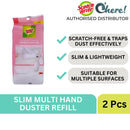3M Scotch Brite Slim Multi Hand Duster Refill, 2Pcs/Pack, Pink