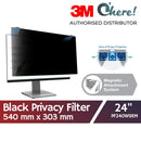 3M Privacy Filter for 24in Full Screen Monitor with 3M COMPLY Magnetic Attach, 540 mm x 303 mm, (16:9) PF240W9EM