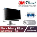 3M Privacy Filter for 27in Full Screen Monitor with 3M COMPLY Magnetic Attach, (16:9) 606 mm x 341 mm PF270W9EM