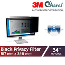 3M Privacy Filter for 34" Full Screen Monitor, 817 mm x 346 mm,  PF340W2E