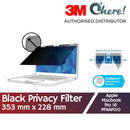 3M Privacy Filter For Apple MacBook Pro 16 with COMPLY Attachment System, 353 mm x 228 mm, PFNAP010