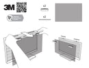 3M Privacy Filter for 21.5in Full Screen Monitor with 3M COMPLY Magnetic Attach, 485 mm x 272 mm, 16:9, PF215W9EM