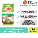 3M Scotch Brite Easy Sweeper Dry Wipes 30 Sheets