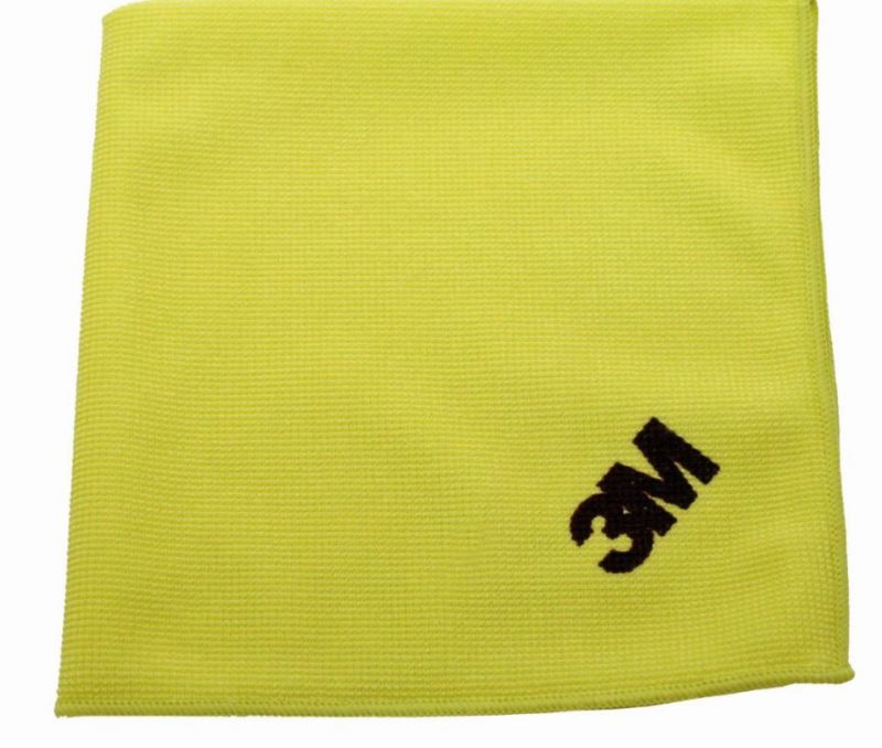 3M Scotchbrite Microfiber Wipe Yellow, 36cm X 36cm, 10Pcs