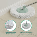 3M Scotch Brite Dual Wash Spin Mop Bucket With Microfibre Mop NT7