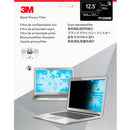 3M Touch Privacy Filter 12.5" Standard Fit Widescreen Laptop (16:9 aspect ratio) with 3M COMPLY Flip Attach, 277 mm x 156 mm, TF125W9B