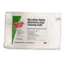 3M High Absorbent Microfibre Wipe, White, 40cm X 50cm, 10 Pcs/Bag