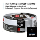 3M DT8 All Purpose Duct Tape Silver 48MM x 54.8M