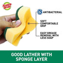 3M Scotchbrite 213X2+520U2 Anti Bacterial Scrub Sponge