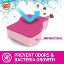 3M Scotchbrite 213X2+520U2 Anti Bacterial Scrub Sponge