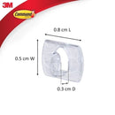 3M Command 17010-54CLR Festive Celebration Christmas Pack Assorted Clear Hooks