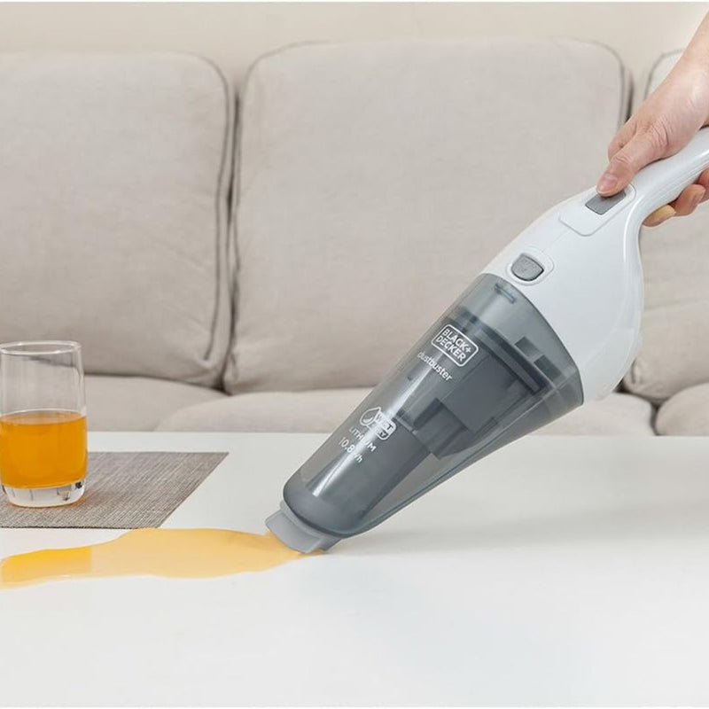 Black & Decker 7.2V Cordles Li-Ion Wet and Dry Cyclonic Dustbuster Hand Vacuum Orange WD7201O
