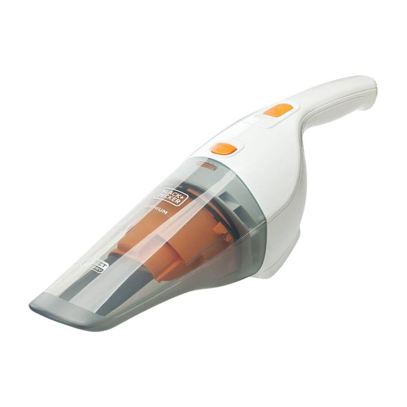 Black & Decker 7.2V Cordles Li-Ion Wet and Dry Cyclonic Dustbuster Hand Vacuum Orange WD7201O