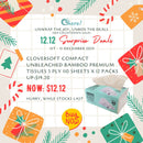 $12.12 Surprise Deals - Cloversoft Compact Unbleached Bamboo Premium Tissues 3 Ply 110 sheets x 12 pack
