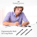Faber-Castell Fast Gel-Z Extraordinary Smooth Gel Pen 0.5mm in Red/Blue/Black
