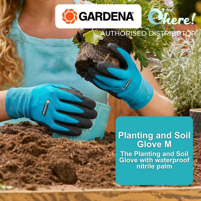 Gardena Planting And Soil Gloves, Size M