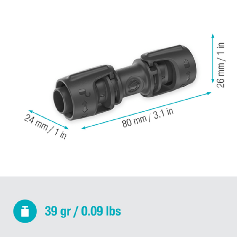 Gardena Micro-Drip System Connector 13 mm (1/2") 13203-20 Irrigation System