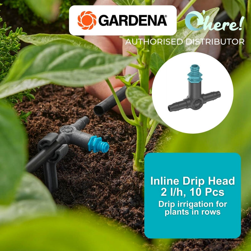 Gardena Micro-Drip-System East Inline Drip Head 2 l/h, 10 Pcs