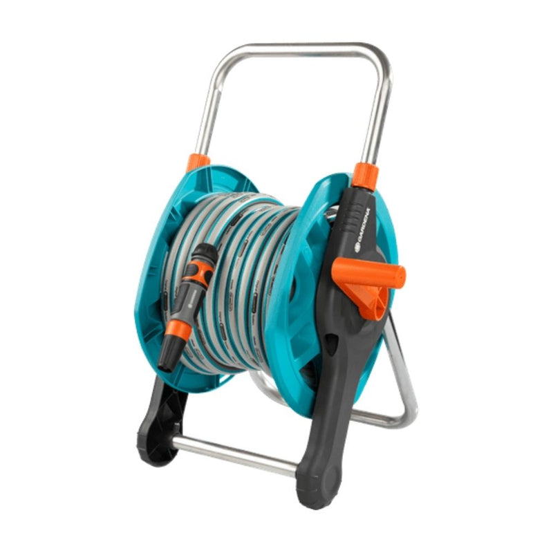 Gardena Hose Reel with Standard Hose 20 Meter 1/2'' with Fittings