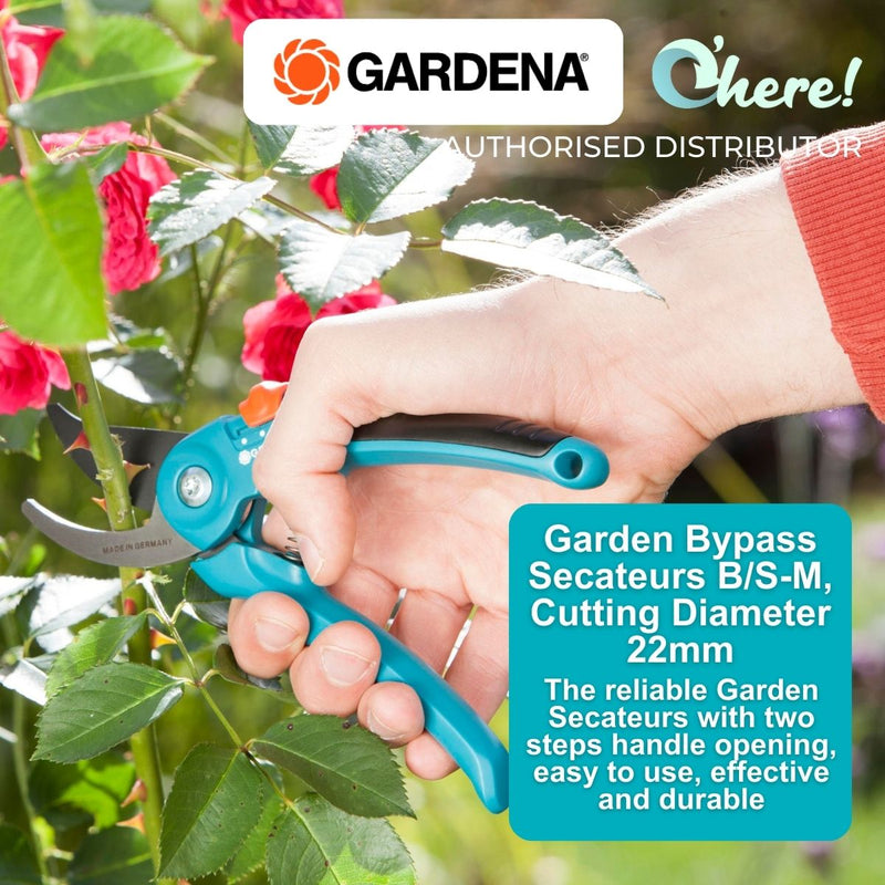 Gardena Secateurs B/S-M (Max Cutting Diameter: 22 mm | Cutting Type: Bypass)