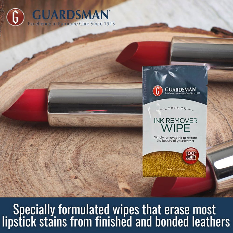 Guardsman Leather Ink Remover Wipes