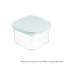 INOCHI Hokkaido Square Plastic Food Container Box 500/750/1000 ml, Mint/Orange