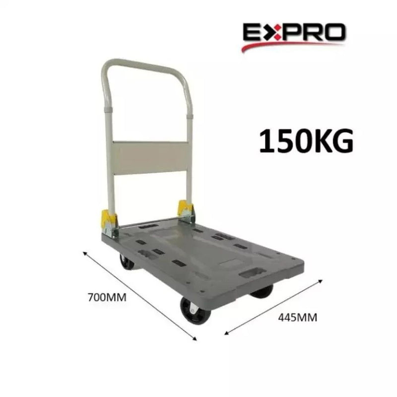 Expro Heavy Duty Foldable Hand Trolley Maximum Load Weight 150kg