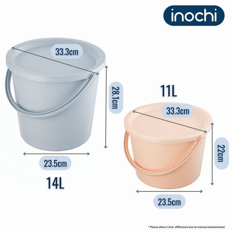 Inochi Notoro Bucket With Lid Water Pail